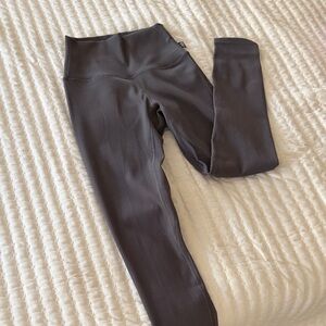 Ribbed Gray Leggings